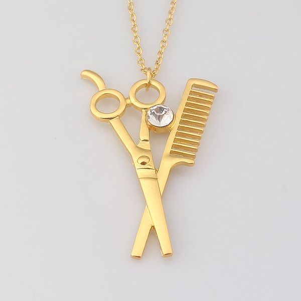 pendant necklaces cosmetologist stylist beautician scissors comb hairdresser gifts collar yt76, Silver
pendant necklaces cosmetologist stylist beautician scissors comb hairdresser gifts collar yt76, Silver