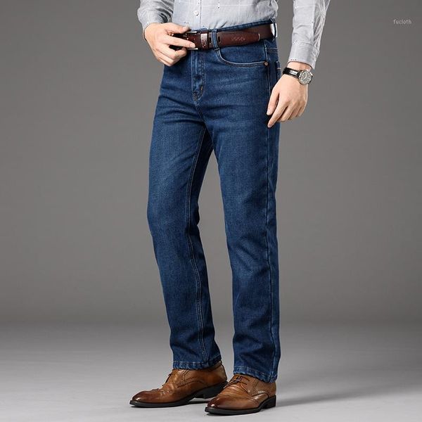 nigrity 2020 winter men's warm fleece jeans stretch casual straight thick denim flannel jeans soft pant trousers plus size 28-441, Blue
nigrity 2020 winter men's warm fleece jeans stretch casual straight thick denim flannel jeans soft pant trousers plus size 28-441, Blue