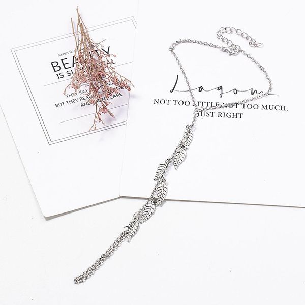 silver color leaf chain anklet bracelet barefoot sandal beach foot jewelry bohemian gold color chain ankle bracelet on the leg wmtxdy
silver color leaf chain anklet bracelet barefoot sandal beach foot jewelry bohemian gold color chain ankle bracelet on the leg wmtxdy