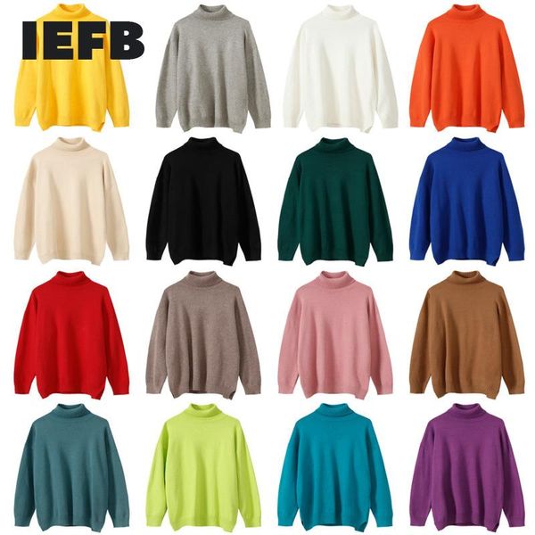 men's sweaters iefb wear 2021 korean slim fit autumn winter fashion pullovers multicolor neck loose kint sweater 9y5029, White;black
men's sweaters iefb wear 2021 korean slim fit autumn winter fashion pullovers multicolor neck loose kint sweater 9y5029, White;black