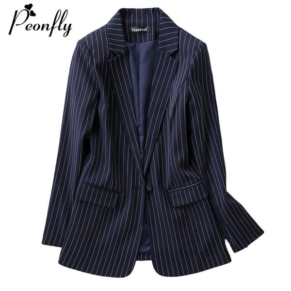 fashion striped printed blazer women new spring casual long sleeve coat korean style single button blazer feminino blue 201201, White;black
fashion striped printed blazer women new spring casual long sleeve coat korean style single button blazer feminino blue 201201, White;black