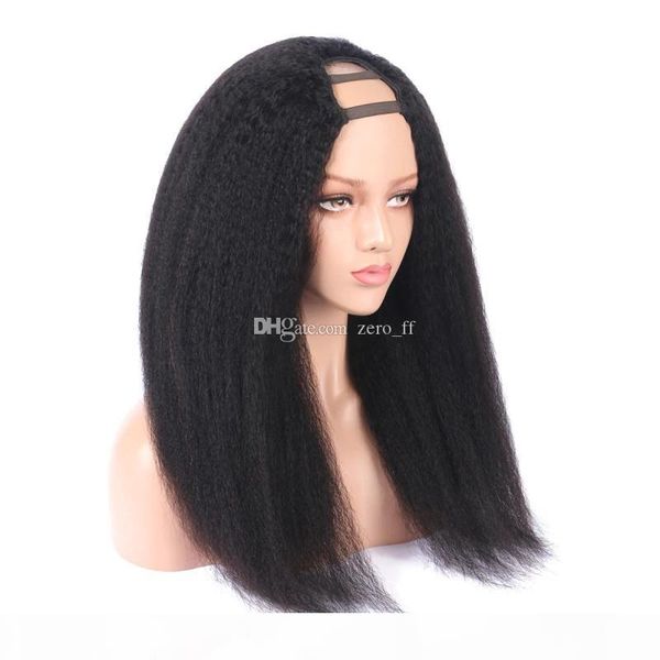 kinky straight u part wig 150 density italian yaki middle part human hair wigs for women brazilian remy hair full end, Black;brown
kinky straight u part wig 150 density italian yaki middle part human hair wigs for women brazilian remy hair full end, Black;brown