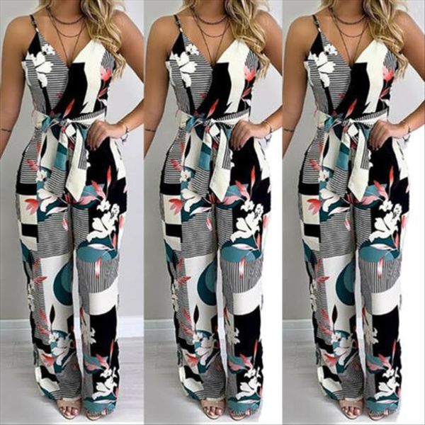 women summer casual sleeveless strap jumpsuit loose print wide leg pants suit playsuit drop shipping good quality, Black;white
women summer casual sleeveless strap jumpsuit loose print wide leg pants suit playsuit drop shipping good quality, Black;white
