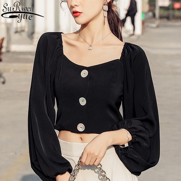 early spring french vintage puff sleeve solid long sleeve blouse women female light ripe shirts chemisier femme 9334 y200828, White
early spring french vintage puff sleeve solid long sleeve blouse women female light ripe shirts chemisier femme 9334 y200828, White