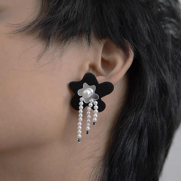 timeonly temperament black color velvet starfish dangle earring simulated pearl tassel earrings for women lady charm jewellery, Silver
timeonly temperament black color velvet starfish dangle earring simulated pearl tassel earrings for women lady charm jewellery, Silver
