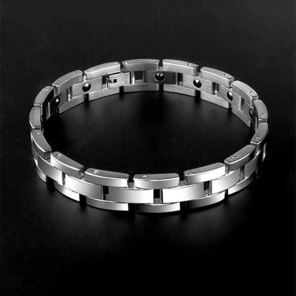 titanium steel magnetic bracelet korean style radiation protecting bracelet for men lxh, Black
titanium steel magnetic bracelet korean style radiation protecting bracelet for men lxh, Black