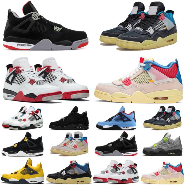 new 4 4s men basketball shoes fire red black cat cactus jack bred guava ice university blue athletic mens trainers sports sneakers, White;red
new 4 4s men basketball shoes fire red black cat cactus jack bred guava ice university blue athletic mens trainers sports sneakers, White;red