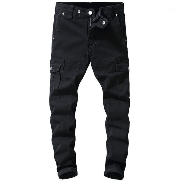 men's jeans sokotoo men's black pockets cargo denim slim stretch pants1, Blue
men's jeans sokotoo men's black pockets cargo denim slim stretch pants1, Blue
