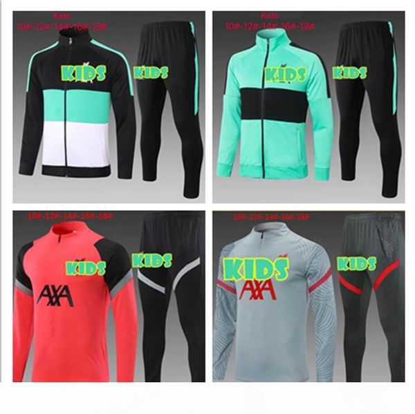 2020-21 kids football tracksuit jacket training suit 20 21 child football sportswear, Gray
2020-21 kids football tracksuit jacket training suit 20 21 child football sportswear, Gray