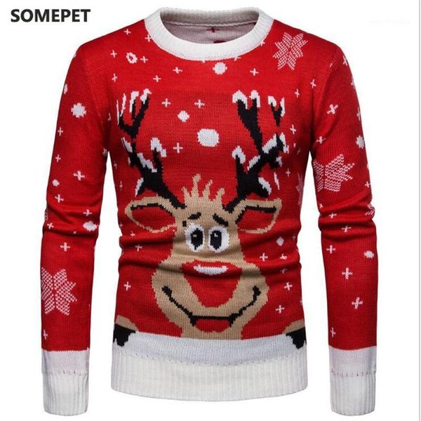 men's sweaters winter high-end casual christmas cute elk pullovers round neck for men and women1, White;black
men's sweaters winter high-end casual christmas cute elk pullovers round neck for men and women1, White;black