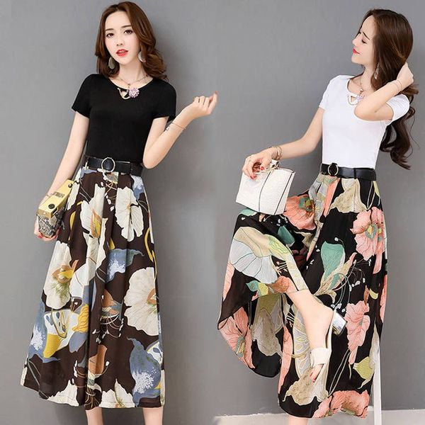 fashion chiffon two sets short sleeve o-neck tea-length a-line pocket zipper floral print black white summer suit 9549 party
fashion chiffon two sets short sleeve o-neck tea-length a-line pocket zipper floral print black white summer suit 9549 party