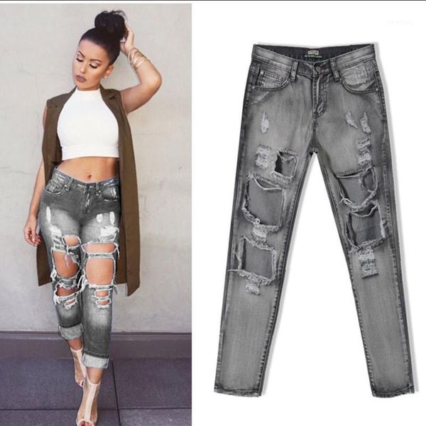 women's jeans fashion gray women casual ladies hole straight denim ripped for jean pants1, Blue
women's jeans fashion gray women casual ladies hole straight denim ripped for jean pants1, Blue