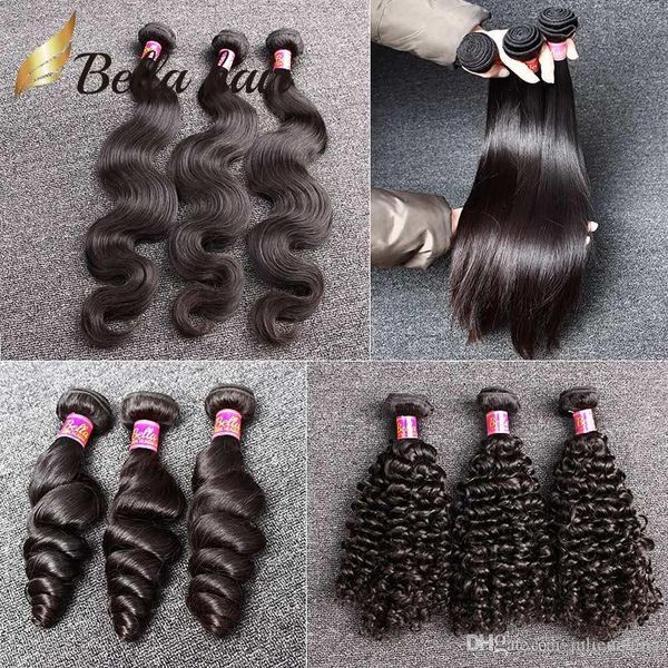bella hair unprocessed 8a brazilian hair bundles virgin hair extensions human hair weave natural color body wave straight loose wave curly, Black
bella hair unprocessed 8a brazilian hair bundles virgin hair extensions human hair weave natural color body wave straight loose wave curly, Black