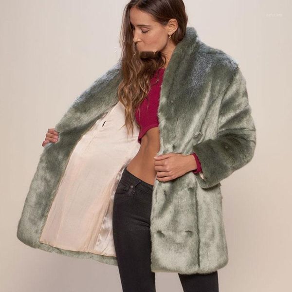 2020 winter new fur women coat fashion fur imitation jacket casual mid length overcoat loose outwear female parka1, Black
2020 winter new fur women coat fashion fur imitation jacket casual mid length overcoat loose outwear female parka1, Black