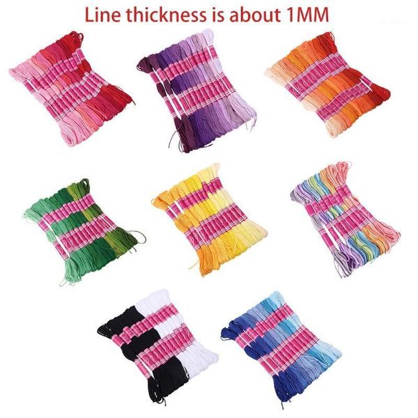 12pcs cross stitch embroidery thread gradient floss sewing skeins braiding diy homemade craft tools accessories1, Black
12pcs cross stitch embroidery thread gradient floss sewing skeins braiding diy homemade craft tools accessories1, Black