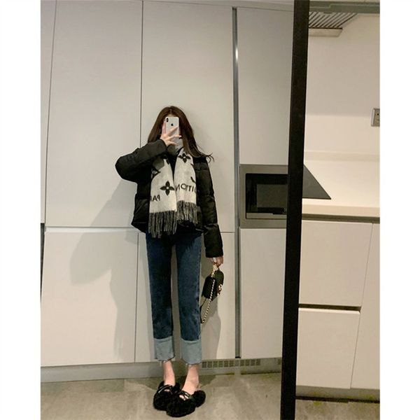 1waisted jeans women's straight tube loose autumn winter 2020 new slim and high elastic casual capris, Blue
1waisted jeans women's straight tube loose autumn winter 2020 new slim and high elastic casual capris, Blue