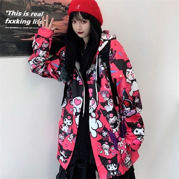 houzhou kuromi sweatshirt autumn fashion women kawaii anime hoodie vintage long sleeve cute pullover women black pink ladies q1217, Black;white
houzhou kuromi sweatshirt autumn fashion women kawaii anime hoodie vintage long sleeve cute pullover women black pink ladies q1217, Black;white