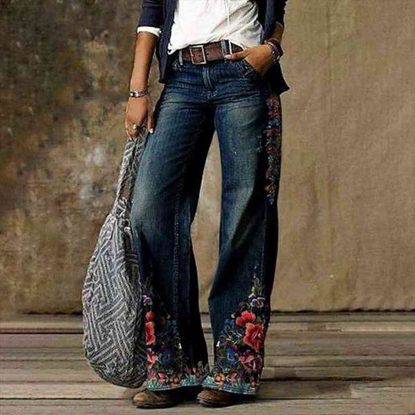 female large size wide leg jeans vintage womens jeans pants loose casual mom streetwear spring and autumn trousers, Blue
female large size wide leg jeans vintage womens jeans pants loose casual mom streetwear spring and autumn trousers, Blue