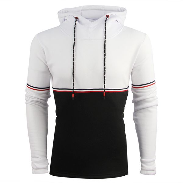 mens sweater hooded casual european code fashion sports ribbon multicolor hoodie, Black
mens sweater hooded casual european code fashion sports ribbon multicolor hoodie, Black