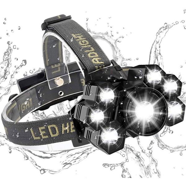 rechargeable led headlamp,bright 1700 lumens 7leds flashlight 5 modes ipx4 waterproof zoomable swivel head usb headlight for working fishing
rechargeable led headlamp,bright 1700 lumens 7leds flashlight 5 modes ipx4 waterproof zoomable swivel head usb headlight for working fishing