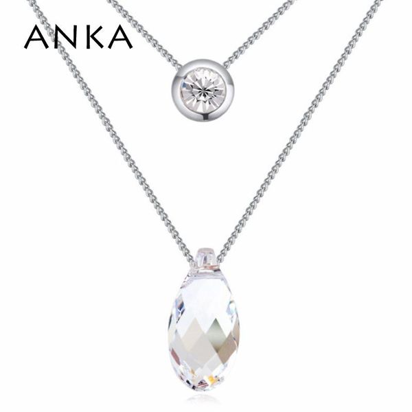 chains anka multi layer necklaces bohemian necklace rhodium plated 3 colors crystals from austria #116363, Silver
chains anka multi layer necklaces bohemian necklace rhodium plated 3 colors crystals from austria #116363, Silver
