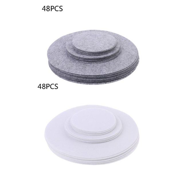 48pcs soft felt plate dividers 3 sizes pan separator pads cookware bakeware pot stacking protectors dish scratch protectors
48pcs soft felt plate dividers 3 sizes pan separator pads cookware bakeware pot stacking protectors dish scratch protectors