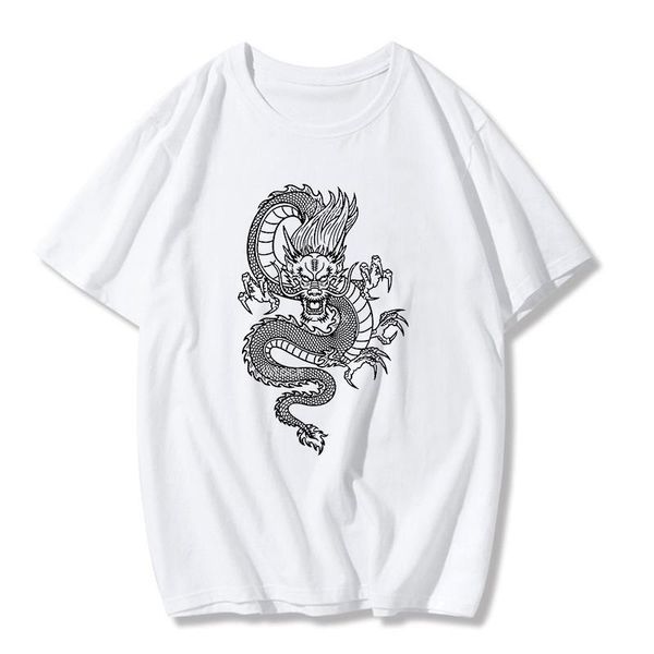 chinese dragon t-shirt female ulzzang harajuku t-shirt streetwear retro printing t-shirt summer new casual women's clothing, White
chinese dragon t-shirt female ulzzang harajuku t-shirt streetwear retro printing t-shirt summer new casual women's clothing, White