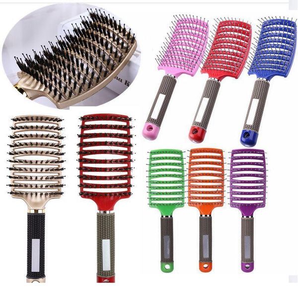 1 pc hair scalp massage comb hairbrush massager women wet curly detangle hair brush for salon hairdressing styli sqclus, Silver
1 pc hair scalp massage comb hairbrush massager women wet curly detangle hair brush for salon hairdressing styli sqclus, Silver