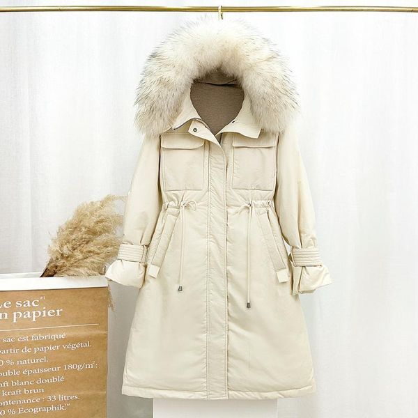 women's down & parkas janveny 2021 winter women 90% white duck coat large natural raccoon fur hooded thick warm long coats female parka, Black
women's down & parkas janveny 2021 winter women 90% white duck coat large natural raccoon fur hooded thick warm long coats female parka, Black