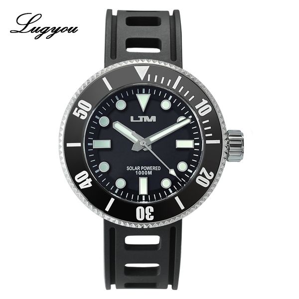 lugyou san martin solar energy diver quartz men watch stainless steel sapphire rotating bezel black 1000m water resistant rubber t200409, Slivery;brown
lugyou san martin solar energy diver quartz men watch stainless steel sapphire rotating bezel black 1000m water resistant rubber t200409, Slivery;brown