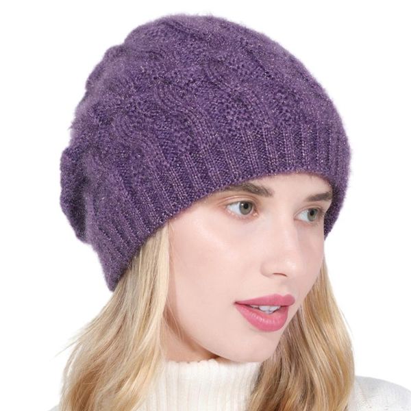 women winter chunky twist cable knitted beanie hat solid color thicken thermal warm plush lined slouchy skullies cap, Blue;gray
women winter chunky twist cable knitted beanie hat solid color thicken thermal warm plush lined slouchy skullies cap, Blue;gray