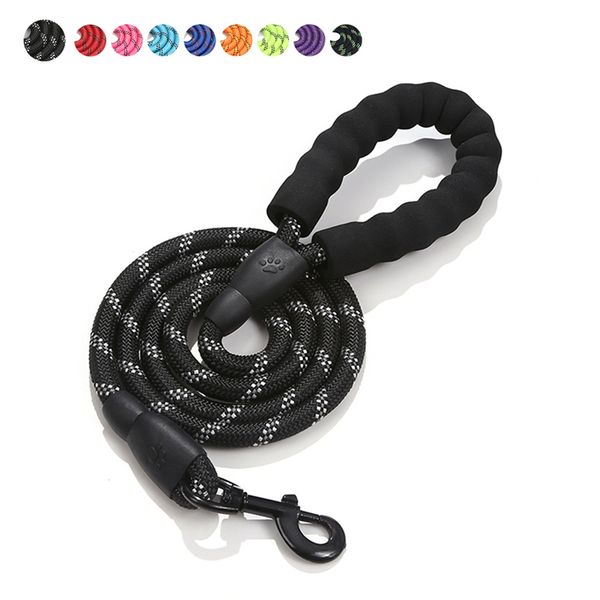 strong dog leash with comfortable padded handle reflective lead rope for small medium and large dogs 5 ft jk2012kd
strong dog leash with comfortable padded handle reflective lead rope for small medium and large dogs 5 ft jk2012kd