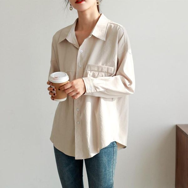 white shirts women's 2020 autumn loose long-sleeved casual button solid turn-down collar blusas korean blouses ladies 0858
white shirts women's 2020 autumn loose long-sleeved casual button solid turn-down collar blusas korean blouses ladies 0858