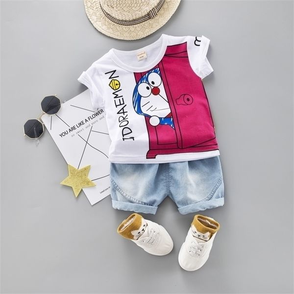 cartoon toddler boy clothes summer set 2 color t jeans children clothing short sleeve shirt boys suit baby tracksuit y200325, White
cartoon toddler boy clothes summer set 2 color t jeans children clothing short sleeve shirt boys suit baby tracksuit y200325, White