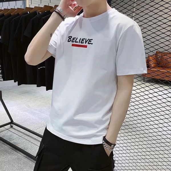 summer men's short trend clothes loose long sleeve casual versatile new t-shirt bottom coat, White;black
summer men's short trend clothes loose long sleeve casual versatile new t-shirt bottom coat, White;black