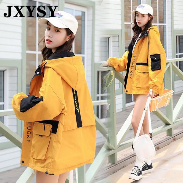 women's hooded jackets 2020 new harajuku korean version loose zipper jacket windbreaker coats patchwork oversize jacket female1, Black;brown
women's hooded jackets 2020 new harajuku korean version loose zipper jacket windbreaker coats patchwork oversize jacket female1, Black;brown