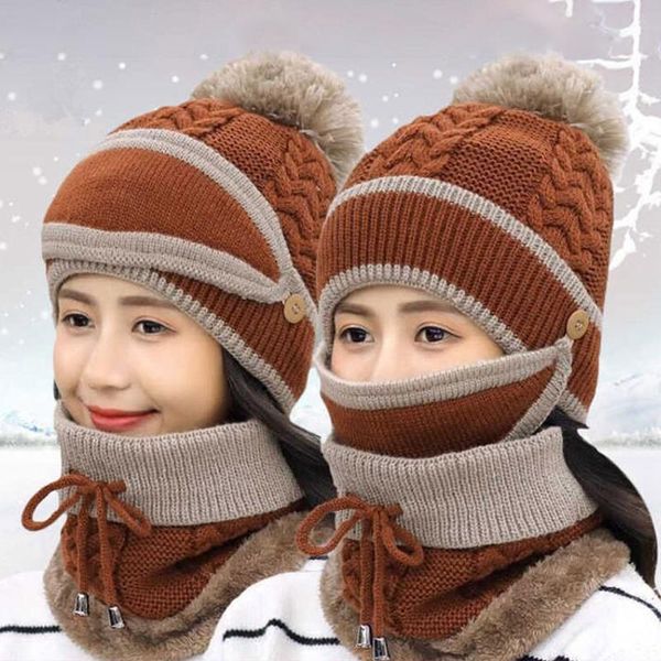 set 3 anti-fog hats women winter beanies velvet thick bib mask skullies beanie hat dustproof hats female warm knitted wool cap
set 3 anti-fog hats women winter beanies velvet thick bib mask skullies beanie hat dustproof hats female warm knitted wool cap