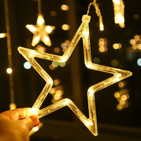 led curtain light star and moon holiday string light waterproof decoration lamp for wedding, party, christmas light 10pcs t1i2985
led curtain light star and moon holiday string light waterproof decoration lamp for wedding, party, christmas light 10pcs t1i2985