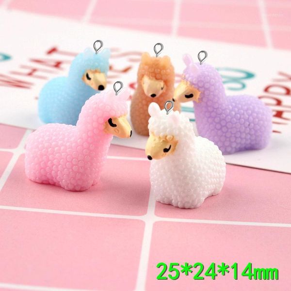 10pcs 3d 25*24mm cute little sheep resin lama alpaca charms micro landscape creative accessories keychain pendant diy material1, Bronze;silver
10pcs 3d 25*24mm cute little sheep resin lama alpaca charms micro landscape creative accessories keychain pendant diy material1, Bronze;silver