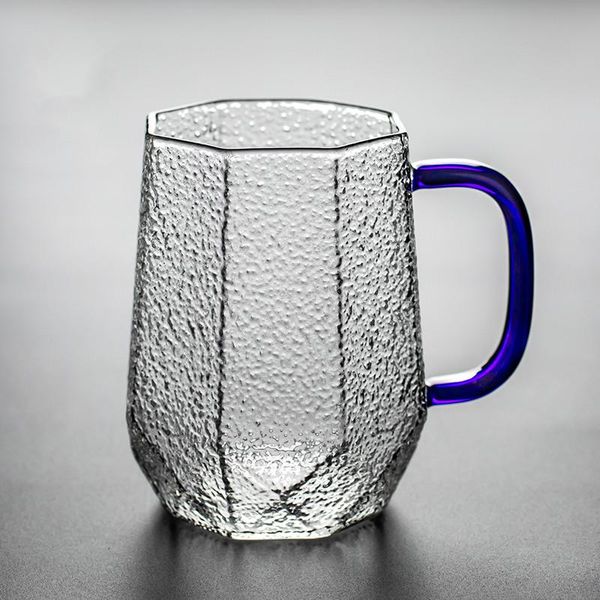 pyrex стеклянная кружка office мужчины и женщины пьют стекло прозрачная творческая большая емкость пузырьковая чашка кубка для чашки домашне