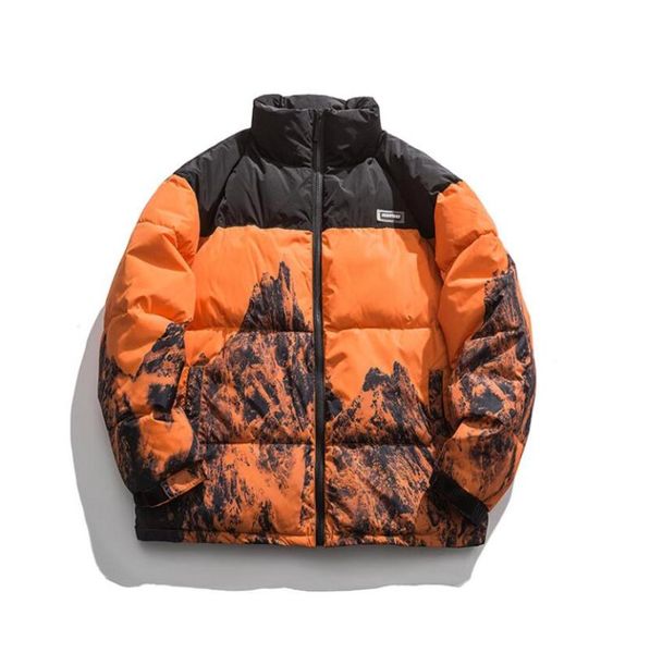 hip hop vintage parka jacket men streetwear harajuku mountain print jacket cotton winter padded coat warm thick w1404, Black
hip hop vintage parka jacket men streetwear harajuku mountain print jacket cotton winter padded coat warm thick w1404, Black