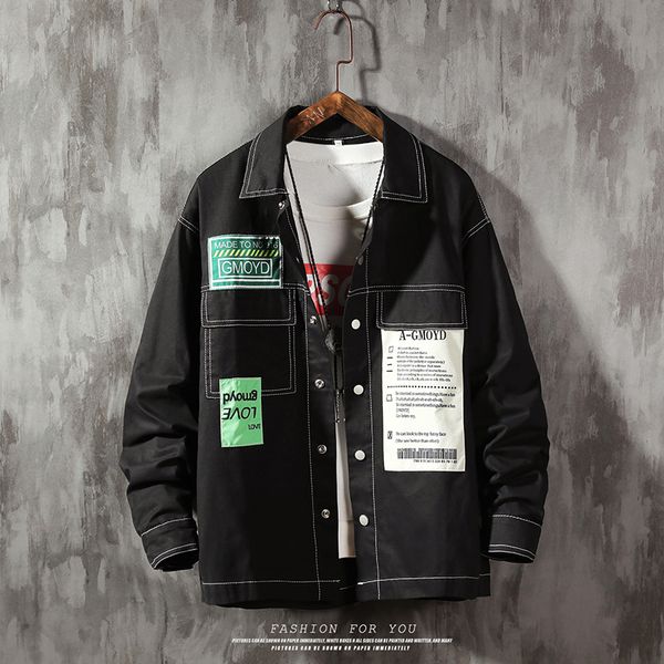 2021 new men hip hop patchwork retro color block jacket shirt streetwear harajuku multi pockets jackets reggae v0qc, White;black
2021 new men hip hop patchwork retro color block jacket shirt streetwear harajuku multi pockets jackets reggae v0qc, White;black