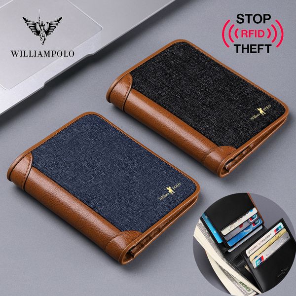 williampolo small slim wallet men canvas rfid brand anti-theft credit card purse driver's license can be placed black and blue c1115, Red;black
williampolo small slim wallet men canvas rfid brand anti-theft credit card purse driver's license can be placed black and blue c1115, Red;black