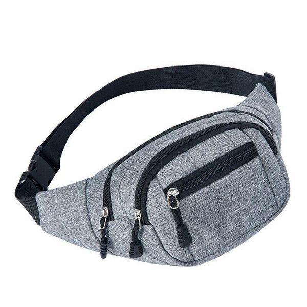 waist bags 2021 women men bag pack casual functional money phone belt sport running canvas hip fanny