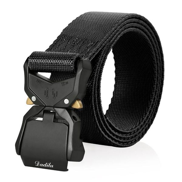 waist support tactical army belt outdoor nylon belts with automatic metal buckle hook accessories for hunting duty men, Black;gray
waist support tactical army belt outdoor nylon belts with automatic metal buckle hook accessories for hunting duty men, Black;gray