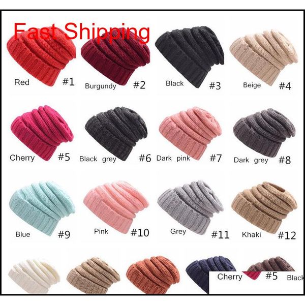 beanies hats knitted bonnet fashion visor cup girls women winter warm hat weave gorro hat casual beanies 17 colors d6p00
beanies hats knitted bonnet fashion visor cup girls women winter warm hat weave gorro hat casual beanies 17 colors d6p00