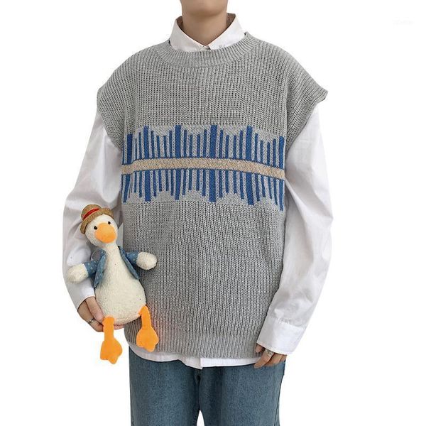 men's vests men's o-neck sweater vest sleeveless print spacious soft no yq clothing knitted casual male drop 1, Black;white
men's vests men's o-neck sweater vest sleeveless print spacious soft no yq clothing knitted casual male drop 1, Black;white