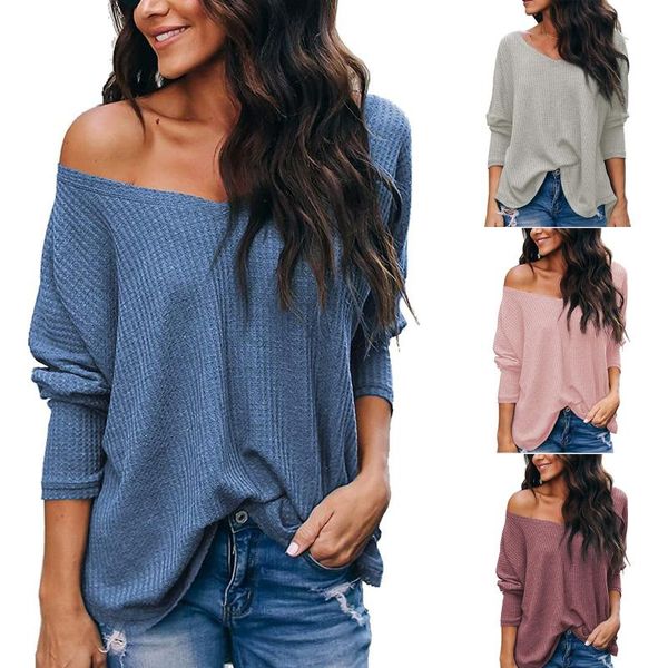 fashion knitted solid blouse shirt loose v-neck basic casual autumn winter ladies female women long sleeve blusas pullover, White
fashion knitted solid blouse shirt loose v-neck basic casual autumn winter ladies female women long sleeve blusas pullover, White