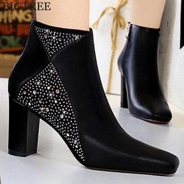 boots banquet ankle women autumn lady high heels shoes fashion woman square head shiny rhinestone zipper y931, Black
boots banquet ankle women autumn lady high heels shoes fashion woman square head shiny rhinestone zipper y931, Black