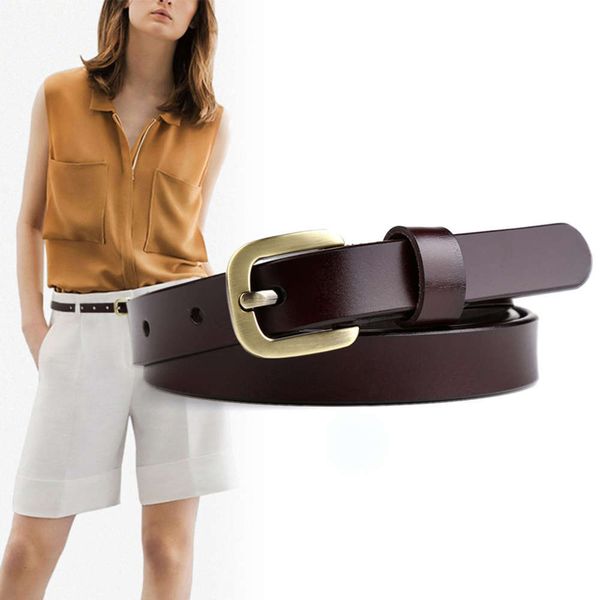 and women's thin simple versatile, korean pure cow leather, fashionable small belt, jeans belt, Black;brown 
and women's thin simple versatile, korean pure cow leather, fashionable small belt, jeans belt, Black;brown